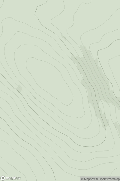 Thumbnail image for Carn Mor [Scourie to Lairg] showing contour plot for surrounding peak